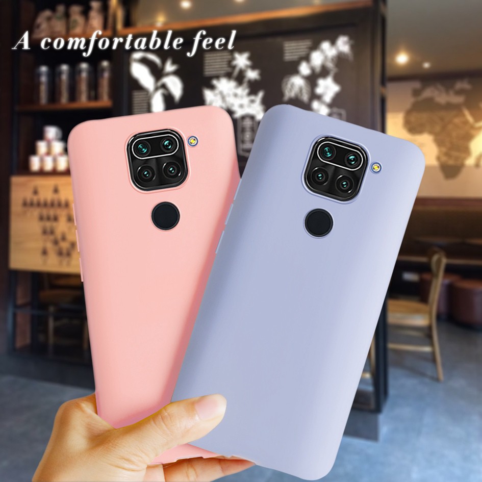 Ốp điện thoại silicone mềm màu trơn cá tính cho Xiaomi Redmi Note9 10x 6.53 Inch Redmi Note 9