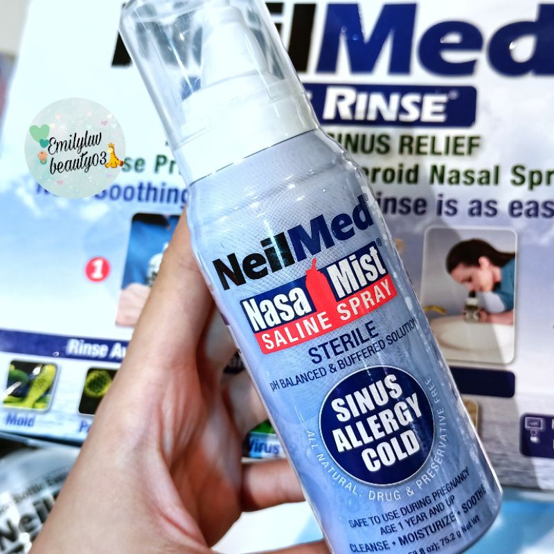 Bộ rửa mũi Neilmed Sinus Rinse Mỹ[Tách rời] date xa