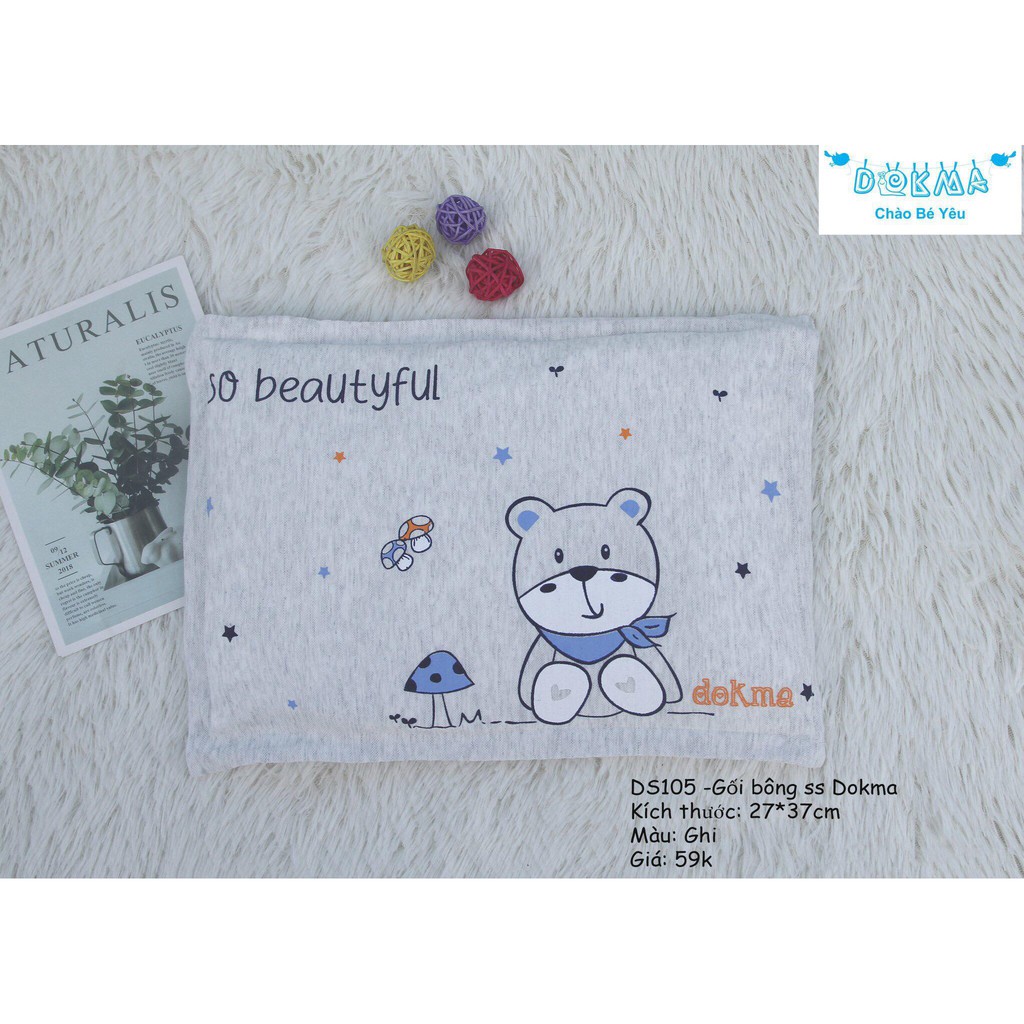 Gối bông sơ sinh Dokma
