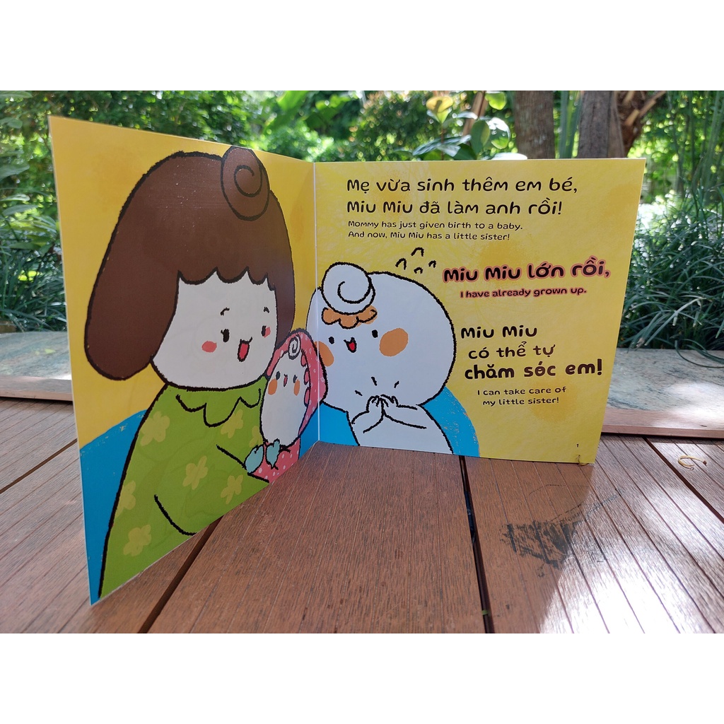 Sách - Ehon Kĩ Năng Sống - Miu Miu Bé Nhỏ - Miu Miu Tự Lập