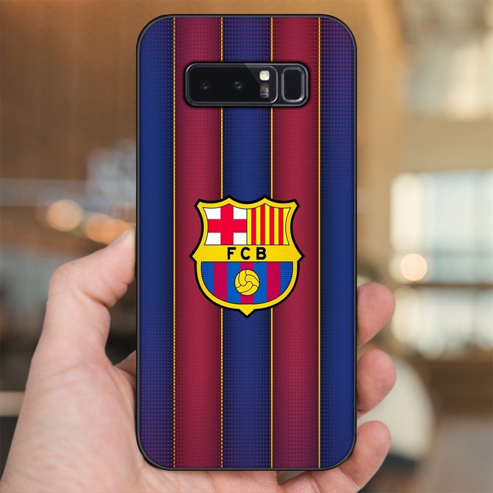 Ốp lưng Samsung Note 8 viền đen in hình Barcelona Barca