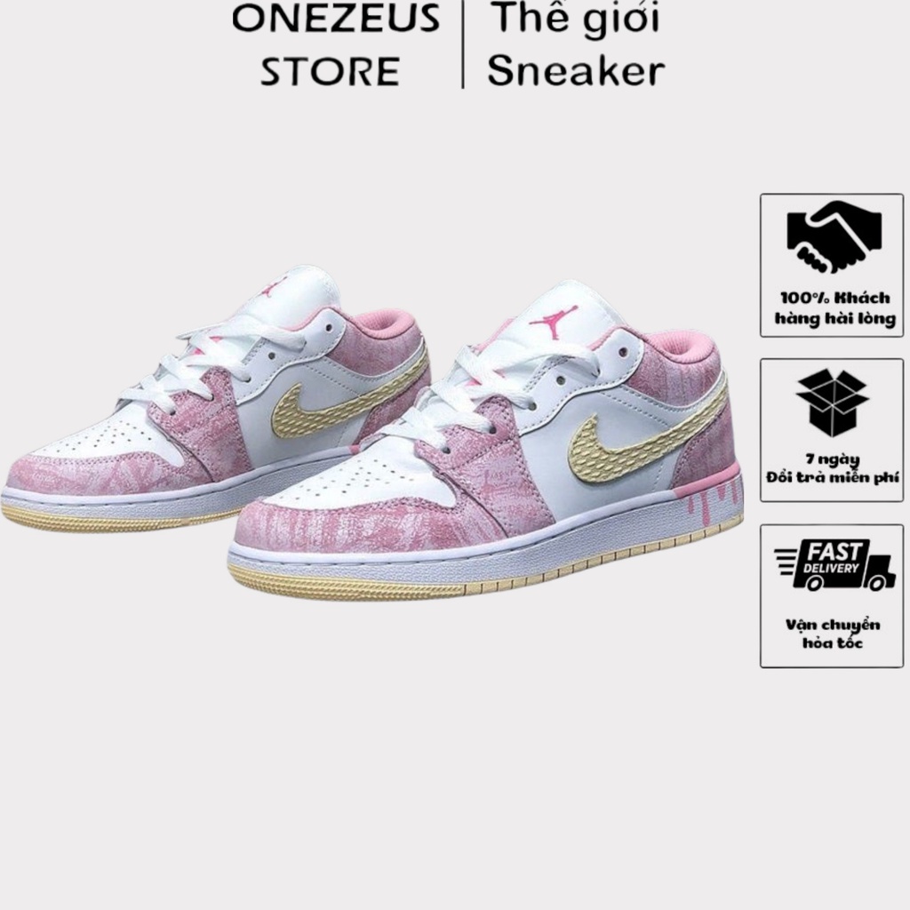Giày Jordan Cổ Thấp Nữ, Giày JD Jordan 1 Low Paint Drip Thời Trang Full Box Bill | BigBuy360 - bigbuy360.vn