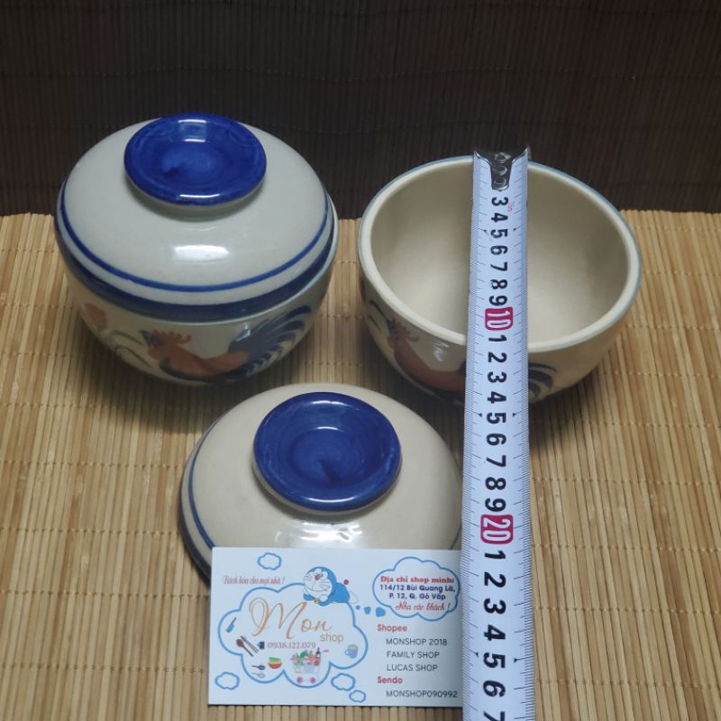 👉🐓Thố Đá Gốm Xưa Vẽ Hình Con Gà😉Size thố 11cm 💫💢MỘT SIÊU PHẨM HÀNG ĐỘC💥