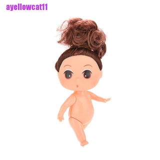 Búp Bê Em Bé Mini 9cm Có Tóc Nâu