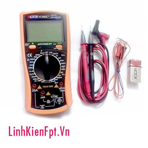 Đồng hồ vom digital multimeter victor vc890c+