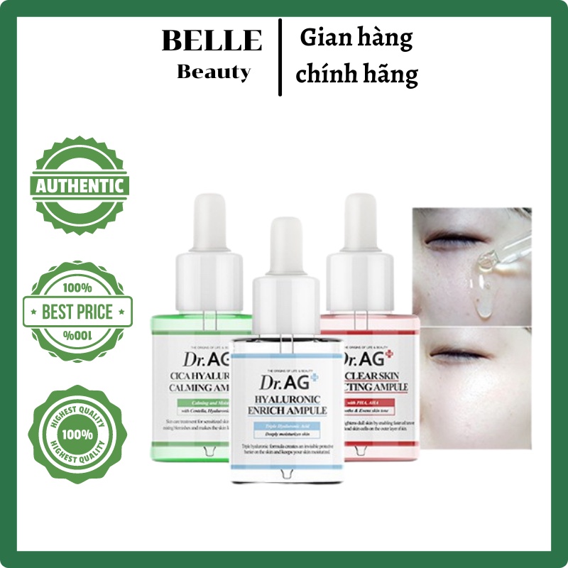 Tinh chất DR.AG+ Cica hyaluronic calming Ampule
