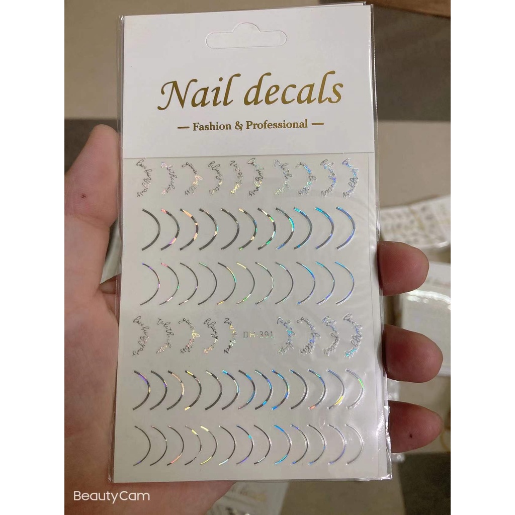 stiker trang tri nail 391