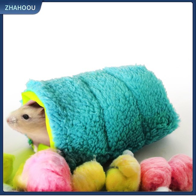 ☃Nhà☃ Tổ Ngủ Bằng Vải Bông Ấm Áp Cho Chuột Hamster / Nhím