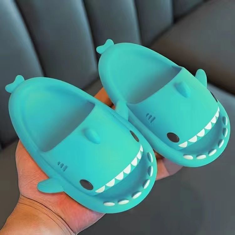 Dép Sandal Quai Ngang In Hình Cá Mập Dễ Thương Thời Trang Mùa Hè Cho Nữ
