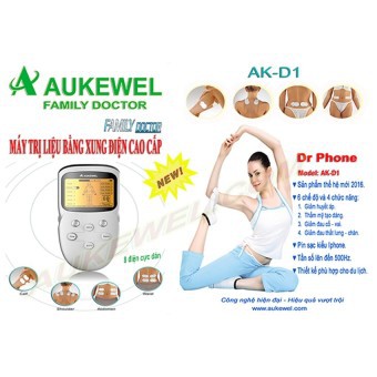 Máy trị liệu massage xung điện cao cấp Aukewel Dr-D1  Dr Phone Pin Sạc