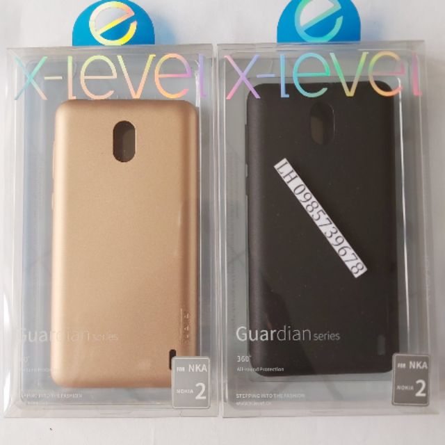 Ốp Dẻo Nokia 2 Chính hãng hiệu X-LEVE (Tặng Thêm Kính cường lực cao cấp)