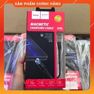 Cáp sạc nam châm HOCO U76 (Micro, Lightning, Type C),BH 1 năm