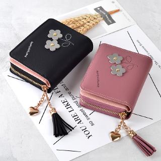Beautiful Women's Fold-and-Button Wallet
