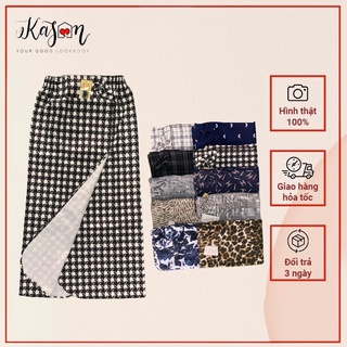 Chân váy chống nắng kaki có xẻ tà 1 mặt mẫu ngẫu nhiên