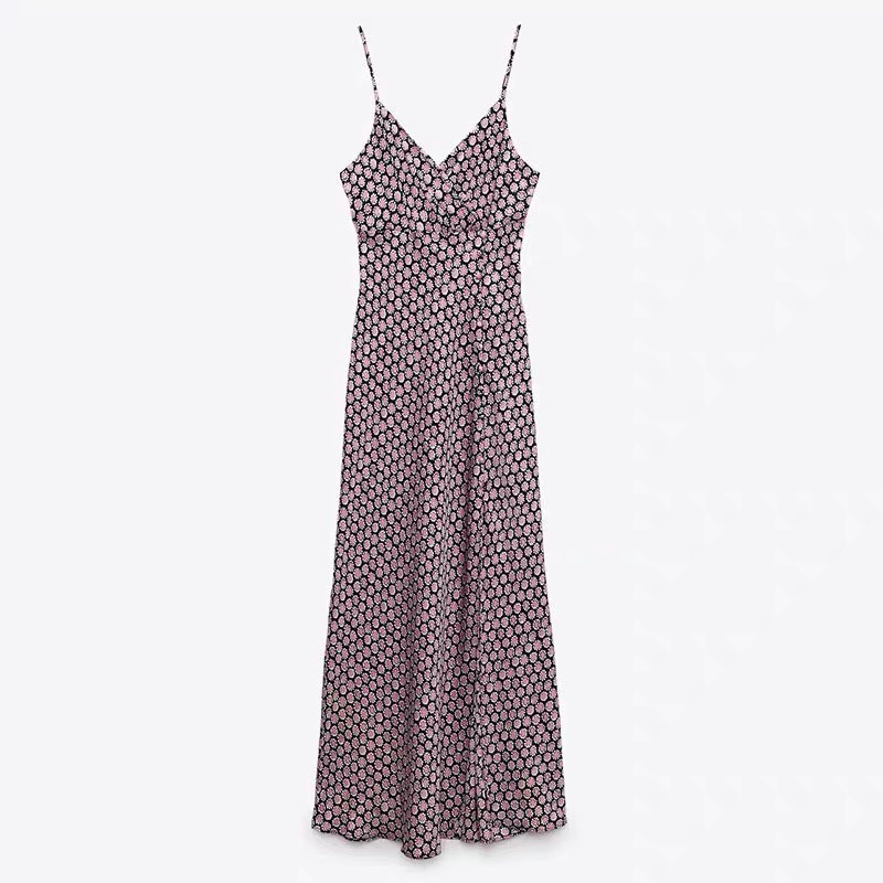 Đầm dây lụa zara