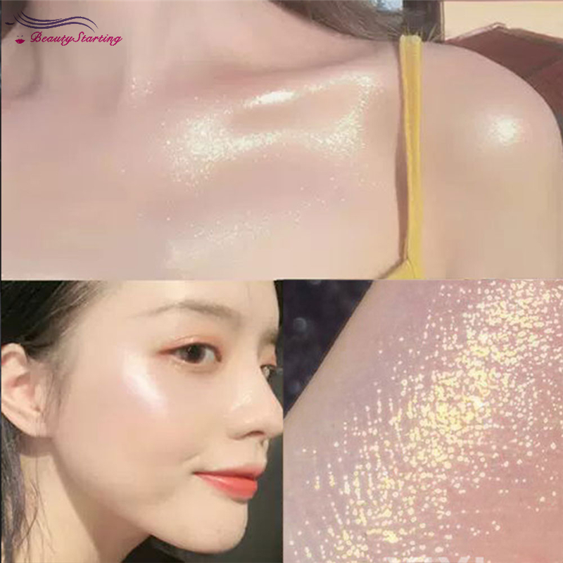 (hàng Mới Về) Kem Bắt Sáng Dạng Lỏng Chống Thấm Nước Màu Vàng Đồng Sáng Bóng | BigBuy360 - bigbuy360.vn