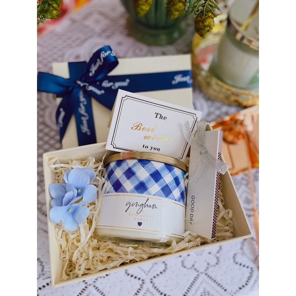 Hộp quà tặng cao cấp kèm set gói quà