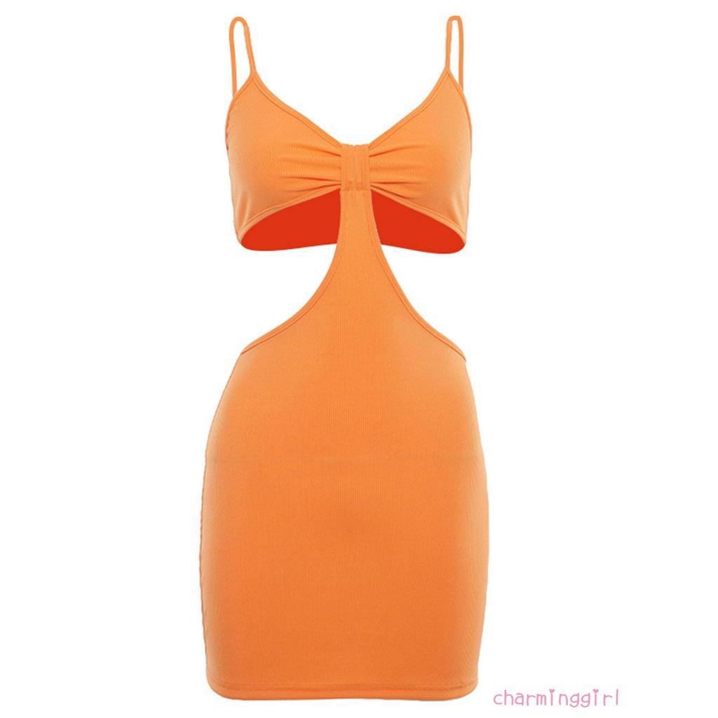 Đầm Hai Dây Không Tay Ôm Dáng Quyến Rũ Cho Nữ