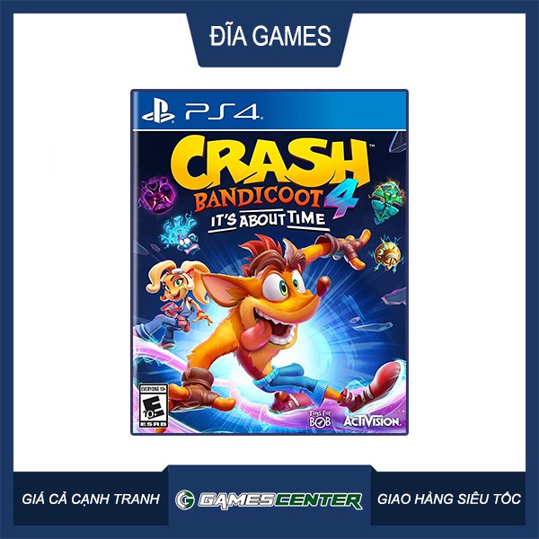 Đĩa game PS4 Crash Bandicoot 4 It's About Time