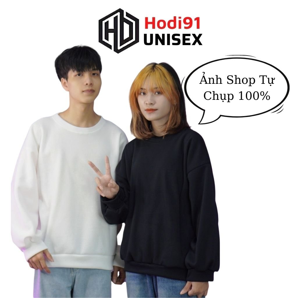 Áo Sweater Đôi Nỉ Nam Form Rộng Tay Dài Nữ Cao Cấp Phong Cách Ulzzang | BigBuy360 - bigbuy360.vn