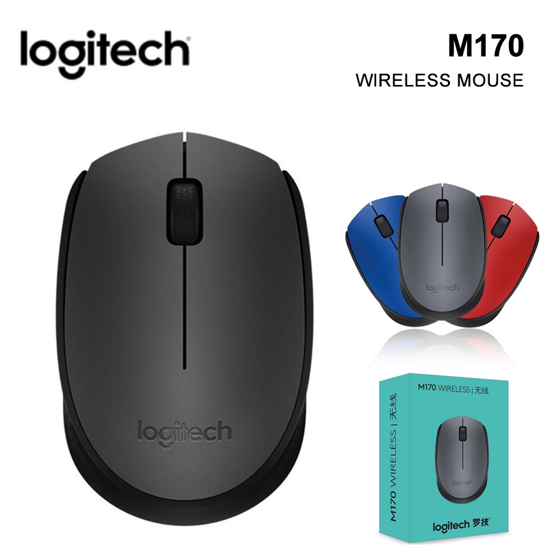 Chuột Không Dây Logitech M170 1000 DPI 2.4GHz VớI ĐầU NhậN Nano Cho PC