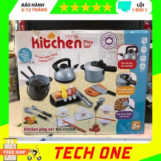 BỘ ĐỒ CHƠI NẤU ĂN 36 MÓN CHO BÉ - techone