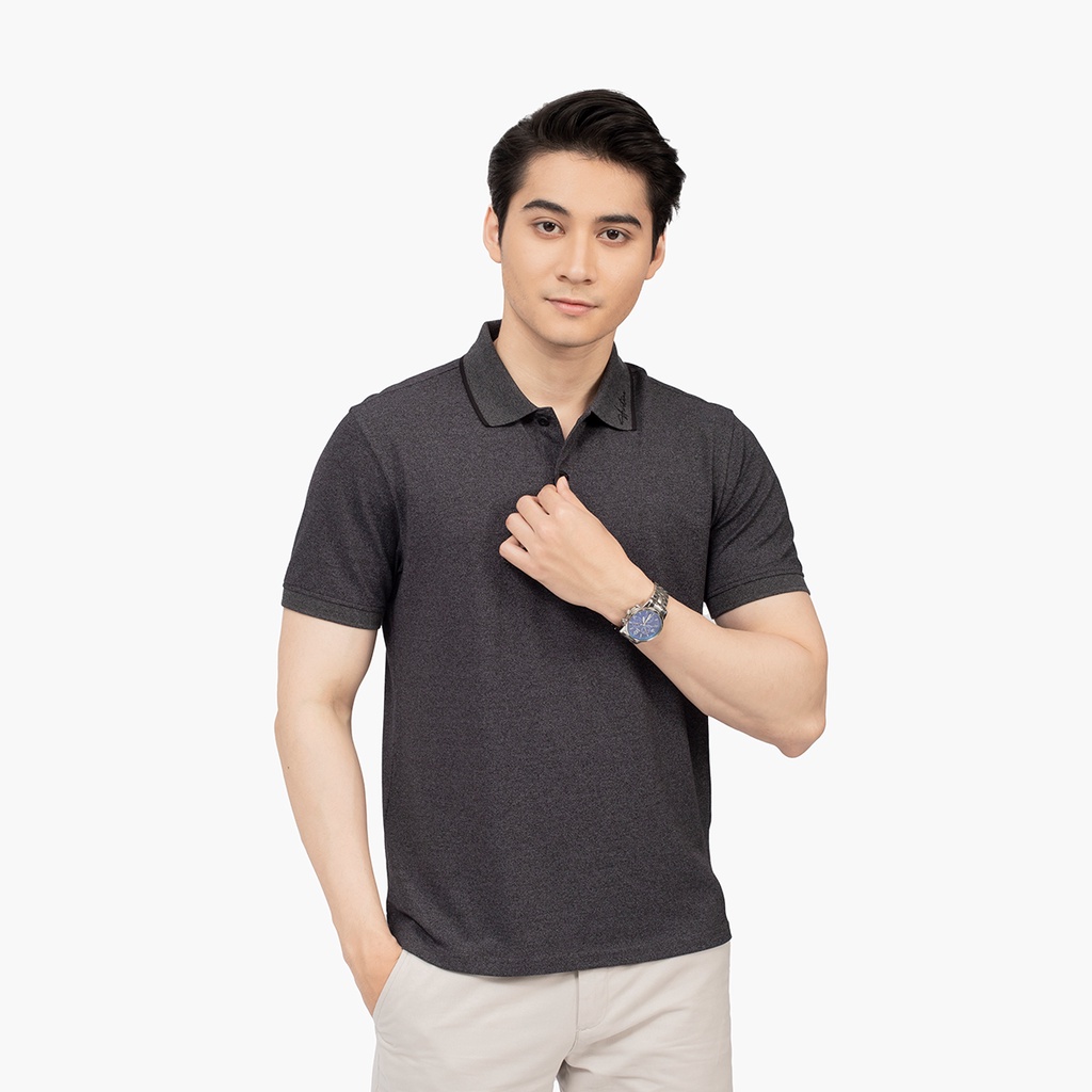 Áo polo nam ngắn tay ARISTINO thiết kế đơn giản tinh tế, chất mềm mại, thoáng khí -  APS051S2