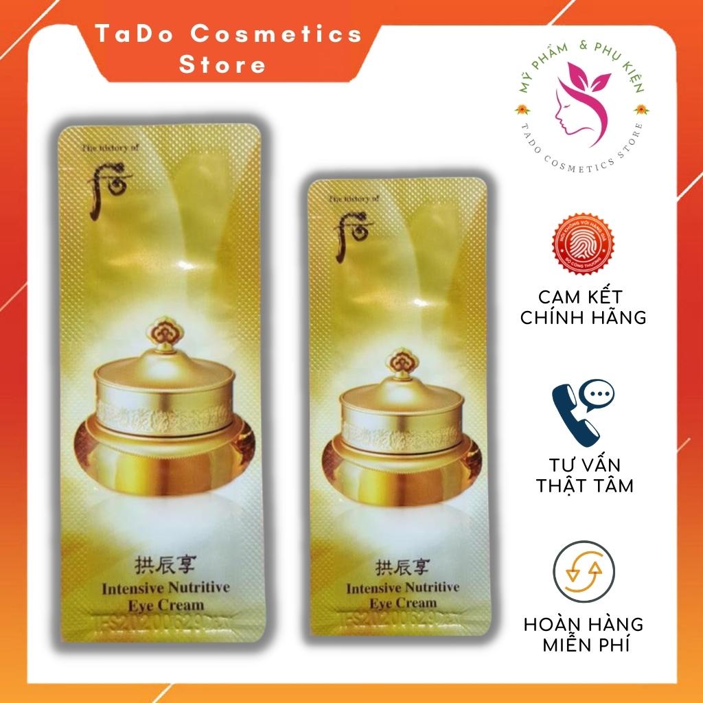 Kem dưỡng mắt Whoo vàng 1ML , chống nhăn giảm thâm , bọng mắt , chống lão hóa vùng da mắt  - Tado Cosmetics Store