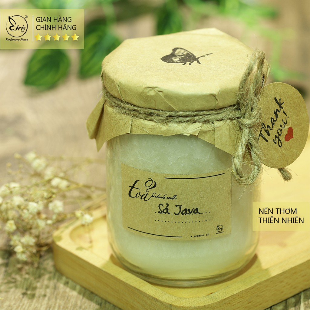 Nến đơn hương Sả Java | Tỏa Handmade Candle