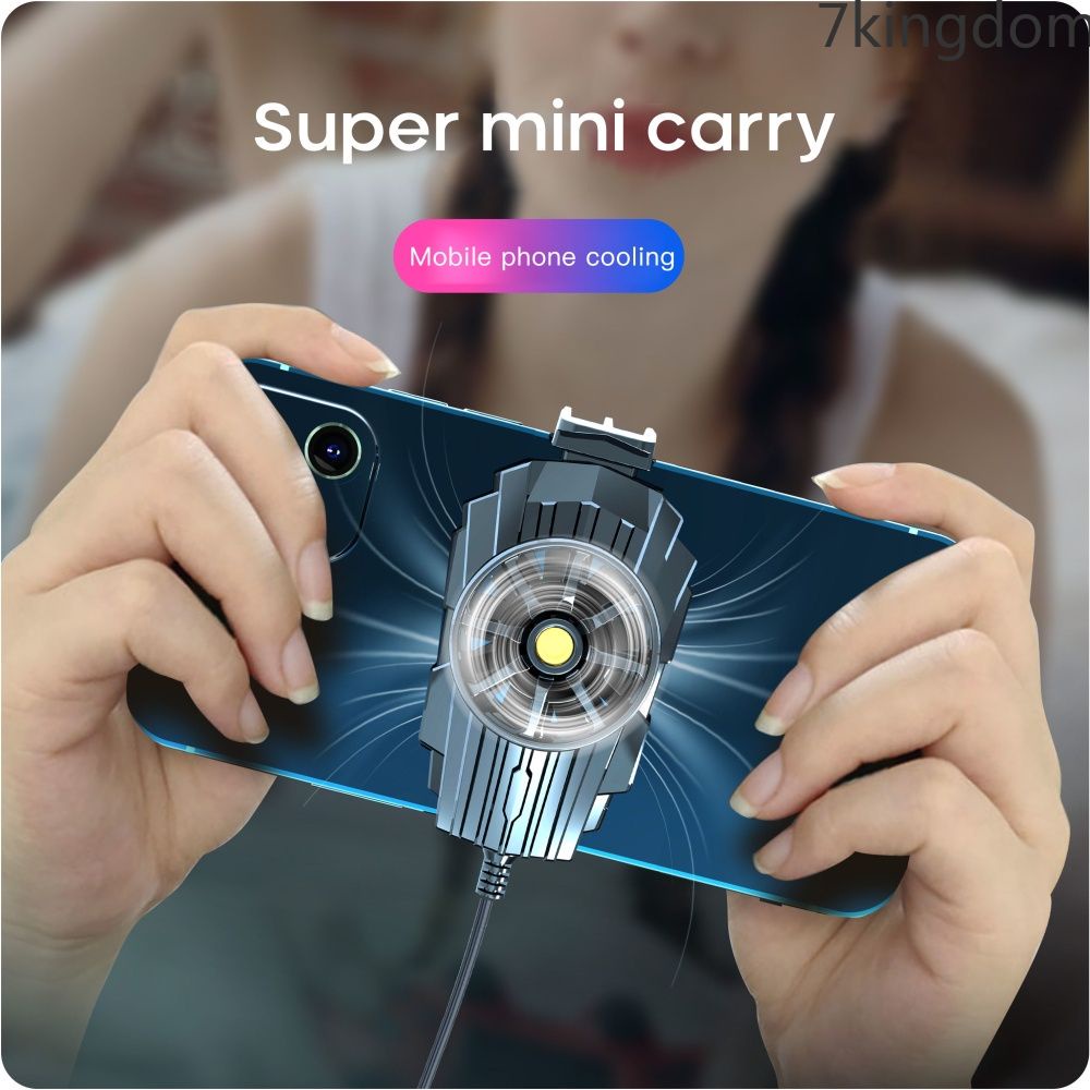 Giá đỡ điện thoại kiêm quạt tản nhiệt di động cho Iphone Huawei Xiaomi Tablet USB