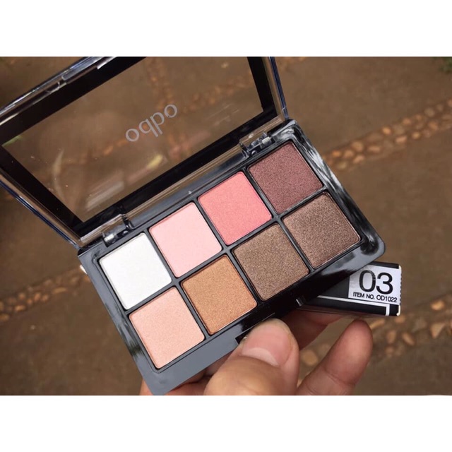 (OD1022) PHẤN MẮT 8 Ô KÈM MÁ HỒNG ODBO EYESHADOW AND BLUSH