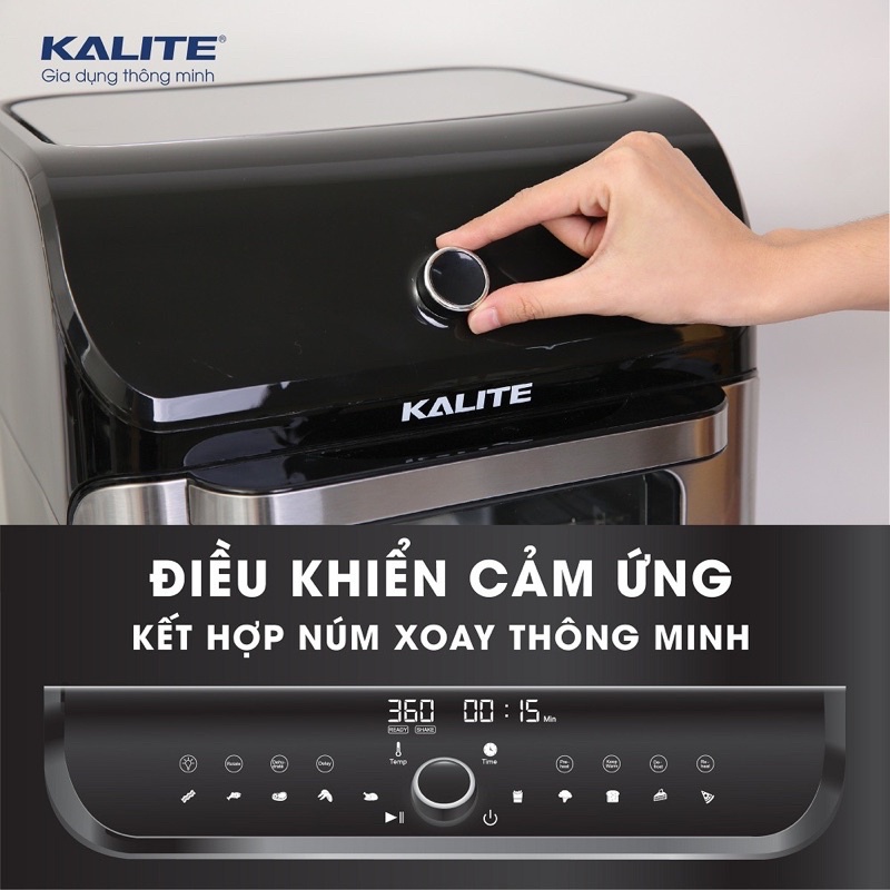 Nồi chiên không dầu Kalite KL-1200 12 lít (Bảo hành chính hãng 12 tháng)