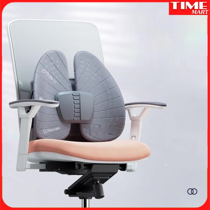 Đệm Thắt Lưng Công Thái Học Miqiao Ghế Ngồi Văn Phòng [TIME_MART siêu thị tiện ích gia đình]