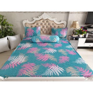 Bộ Drap Thun lạnh Hàn Quốc  4 món (Inbox nhiều mẫu lựa chọn)