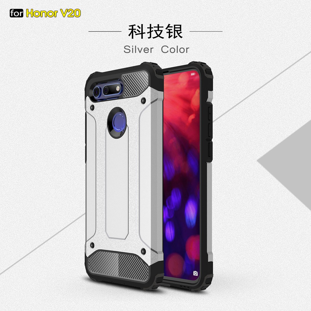 Ốp lưng TPU kiểu giáp bảo vệ cho Huawei Honor V10/V20/Magic 2