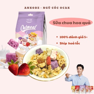 Gói 100g ngũ cốc sữa chua Ocak, có thể dùng ăn sáng, ăn vặt, hỗ trợ giảm cân, ăn kiêng Ankobe