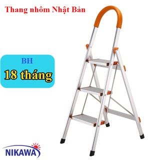 Thang nhôm ghế 3 bậc Nikawa Nhật Bản NKA-03