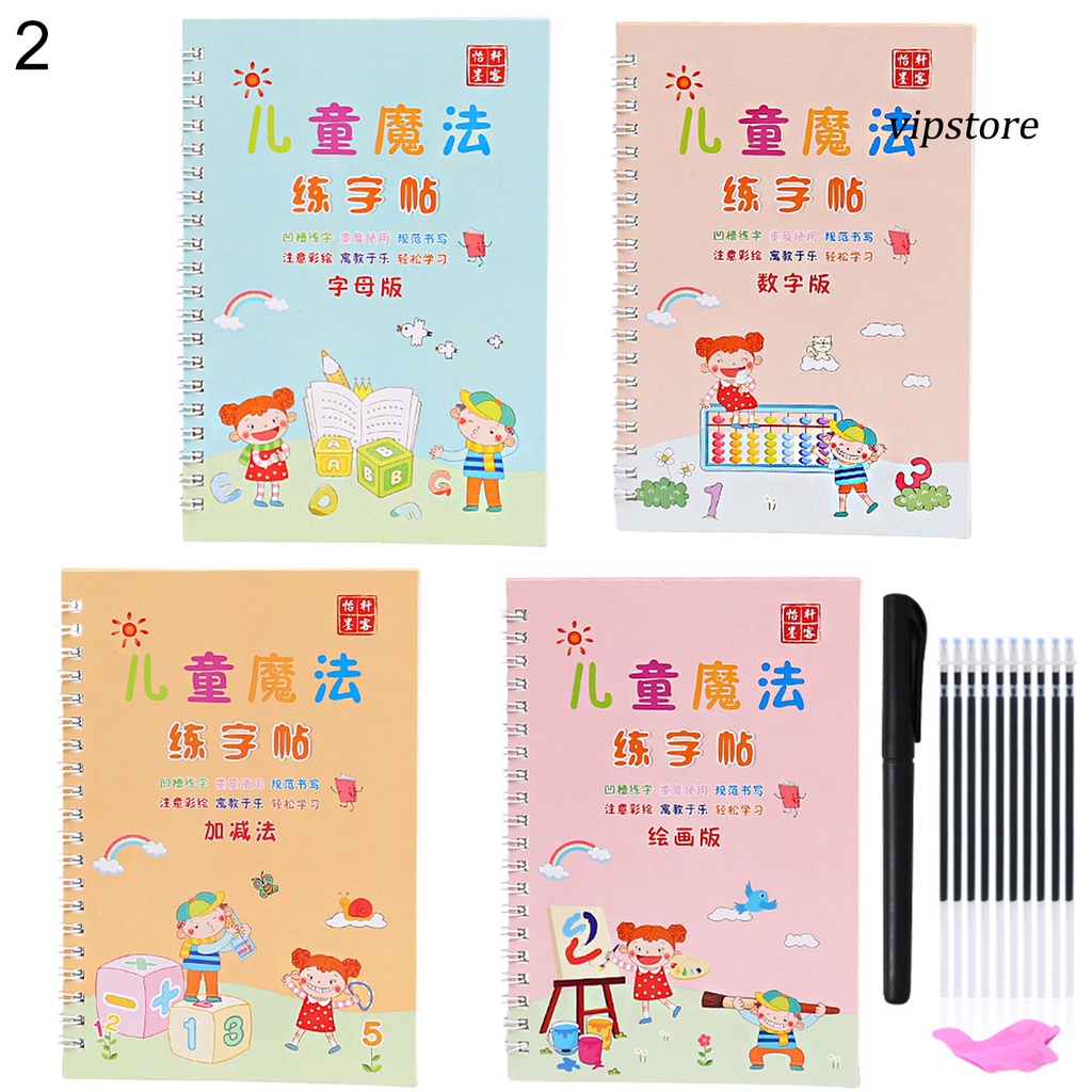 Set 4 Sách Tập Viết Chữ Cái Tiếng Anh Cho Bé