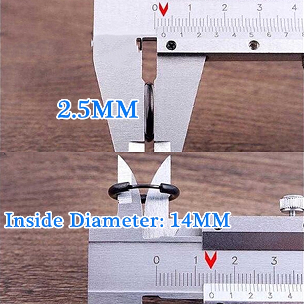 XiaoboACC 1 Chiếc Bông Tai Khoen Tròn Bằng Thép Titan Không Gây Dị Ứng Phong Cách Hàn Quốc | BigBuy360 - bigbuy360.vn