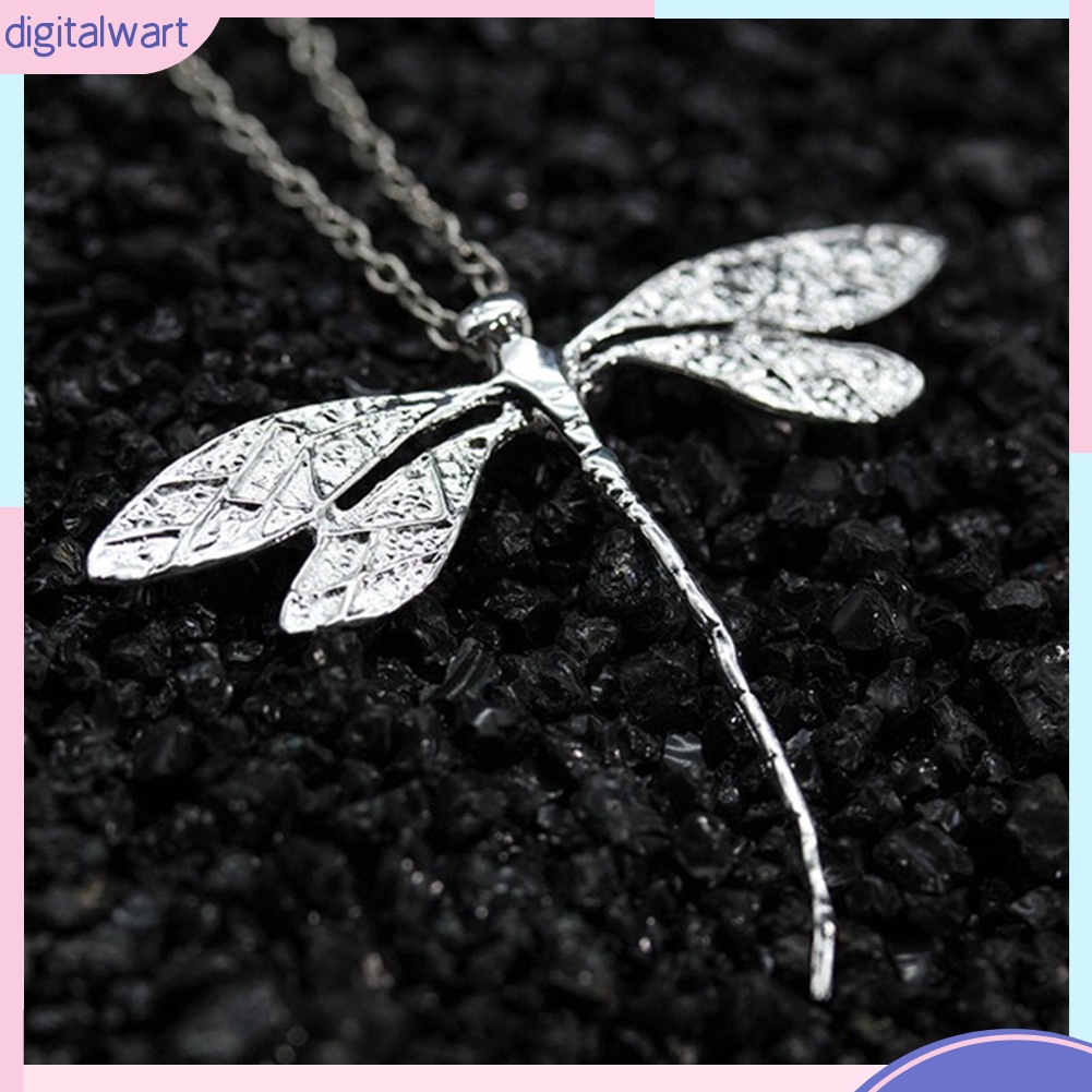 Dây Chuyền Hợp Kim Mặt Hình Chuồn Chuồn Dễ Thương Cá Tính Dành Cho Nữ