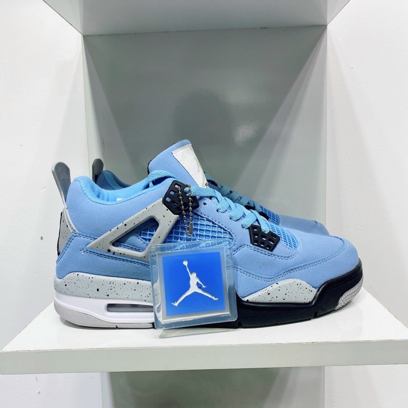 [SIÊU PHẨM ] JORDAN 4  Xanh biển mẫu mới JD hot trend Nam Nữ độn đế siêu xinh ảnh thật tự chụp + FREESHIP