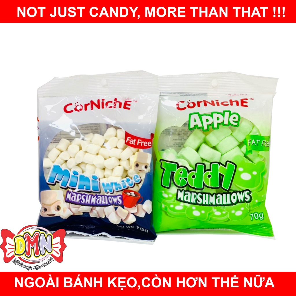 KẸO DẺO MASHMALLOW CORNICHE 70G THỔ NHỈ KỲ