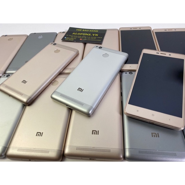 Điện Thoại Cảm Ứng Giá Rẻ Xiaomi Redmi 3S ram 2G/16G Chơi Game Xem Phim Pin Khủng 4100 MaH