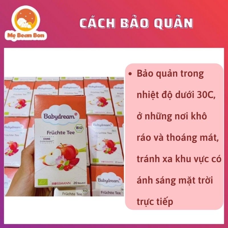 Trà Hữu Cơ Baby Dream Đức Ăn Dặm Cho Bé Ăn Ngon Ngủ Ngon Babydream