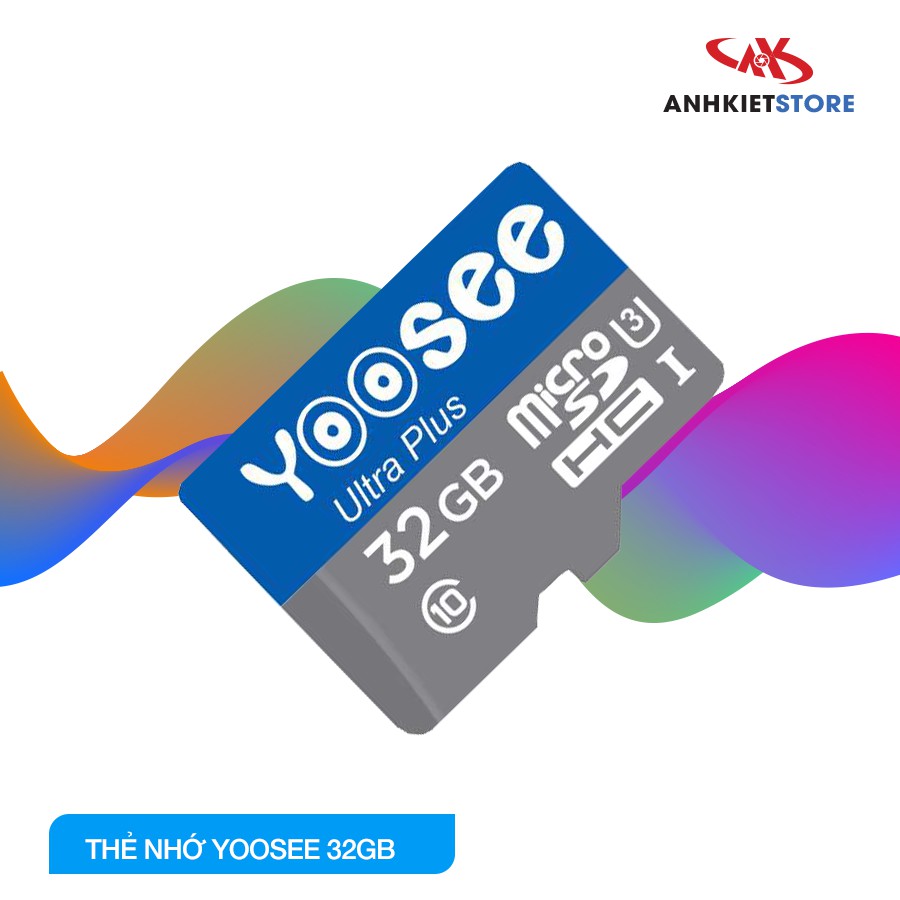 Thẻ Nhớ Camera Yoosee 32GB, Tốc Độ Chuẩn U3 (Bảo Hành 12 Tháng) | BigBuy360 - bigbuy360.vn