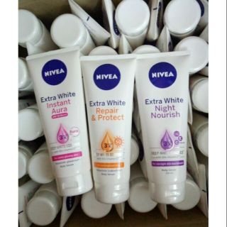 Serum Dưỡng Thể Trắng Da, Chống Nắng Nivea Ngày Và Đêm Tuýp 180ml