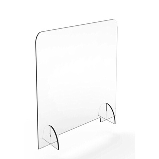 Tấm chắn, Vách bán hàng mica dày 3mm kích thước 60x80cm( cao x ngang)- có cắt kích thước theo yêu cầu của khách