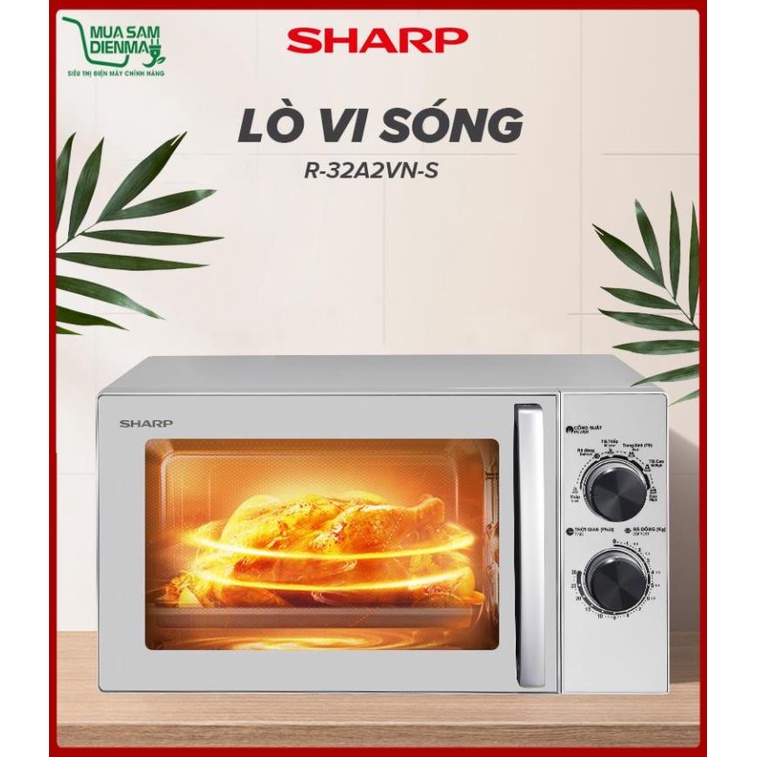 Lò vi sóng cơ Sharp R-32A2VN-S (23 lít)