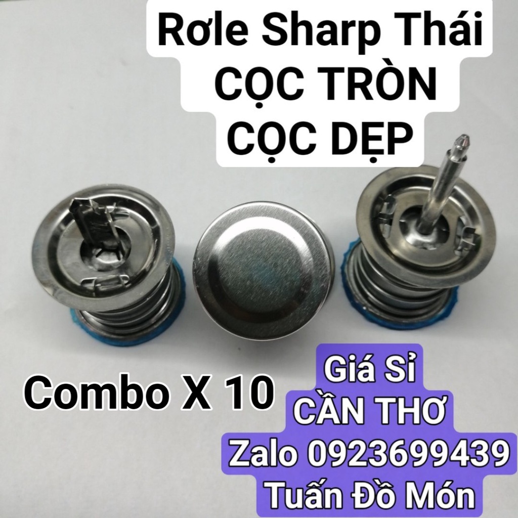 [Bán Sỉ] Combo X 10 Rơ le nồi cơm điện sharp thái 2 loại phụ tùng linh kiện chính hãng