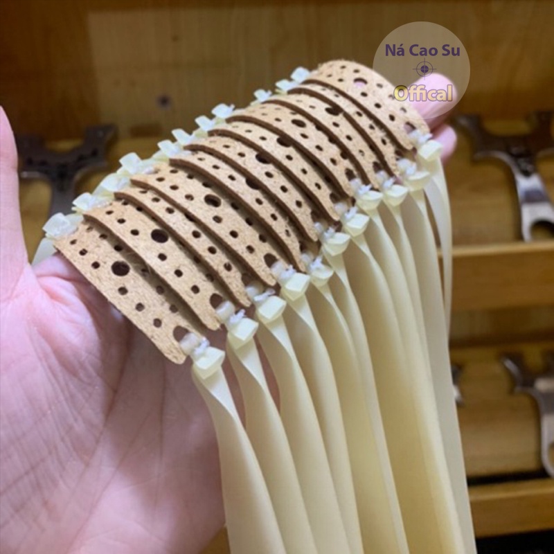 Dây Ná Cao Su Precise 0.65 V3 Đã Cột Sẵn Khổ 13x19x150mm Kéo Tới Má